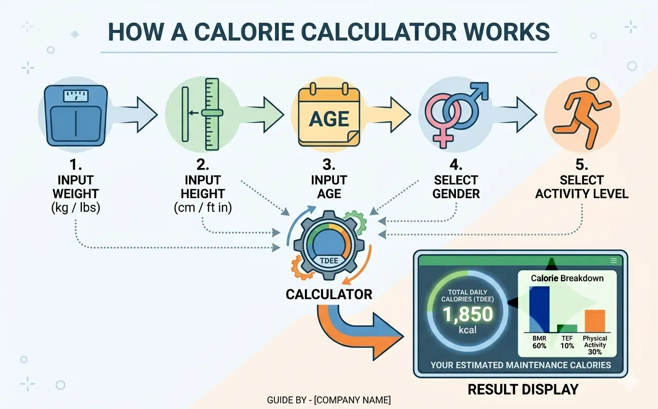 How Daily Calorie Calculator Works Step by Step