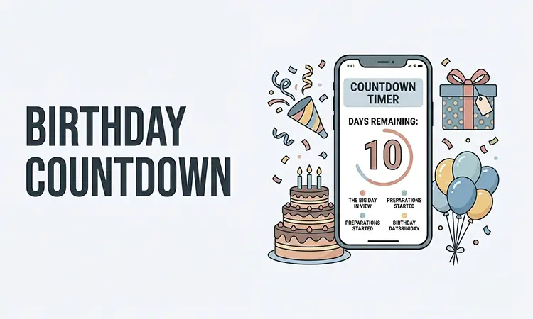 Free Birthday Countdown
