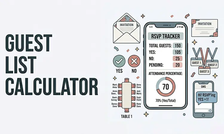 Free Guest List Calculator