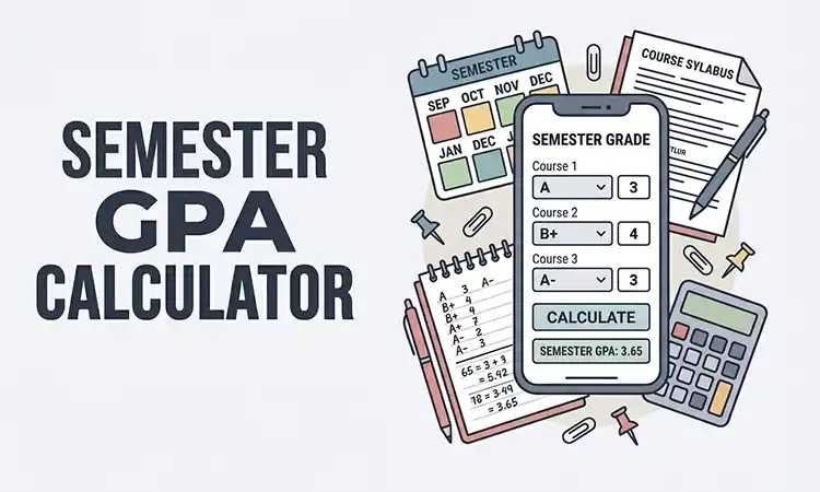 Free Semester GPA Calculator